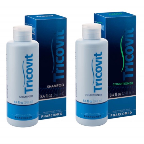 Tricovit Forte Shampoo and Conditioner (Hair Loss Kit)